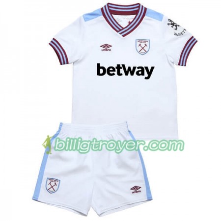 Billige Fotballdrakter West Ham United Barn Bortedraktsett 2019/20 Kortermet